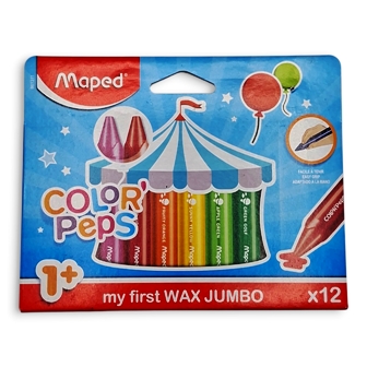 crayon couleur cire maped maxi861311
