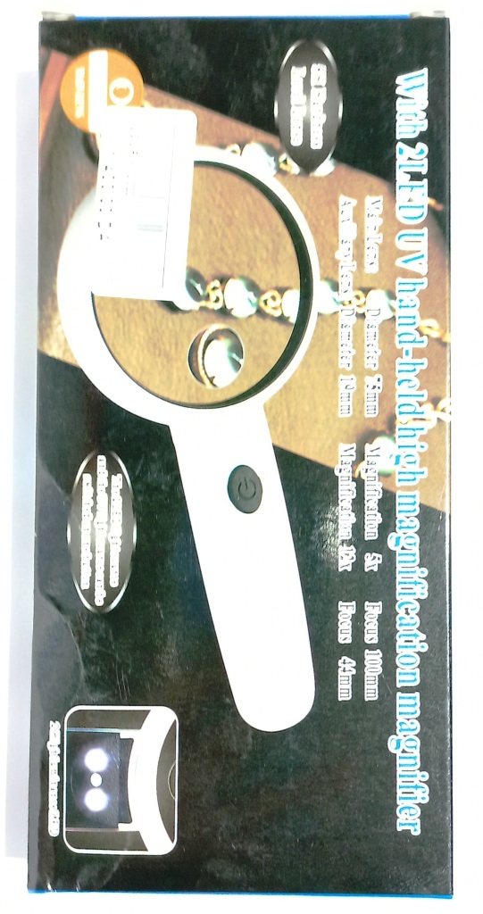 loupe a main led 60mm pluma 2822