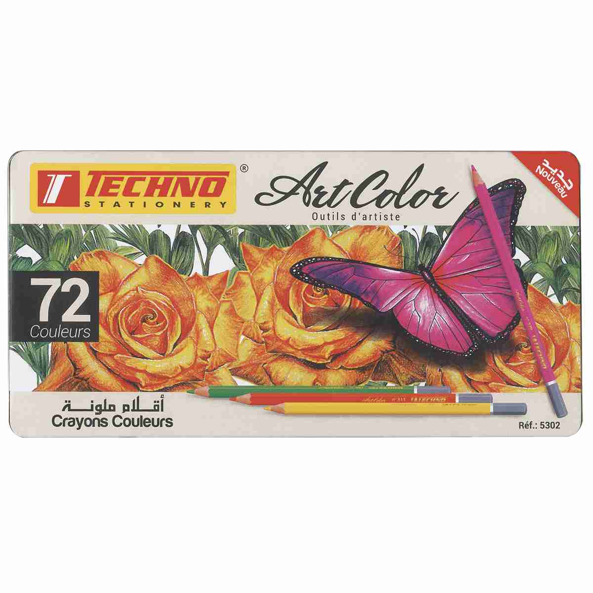 crayon couleur artcolor 72pcs tec. 5302