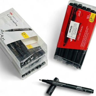 stylo calligraphie 2mm noir  rama 02n