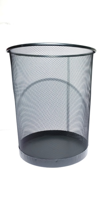 corbeille a papier en metal gm g5005