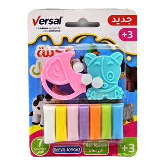 pate a cire 7couleurs pastel vr 109062