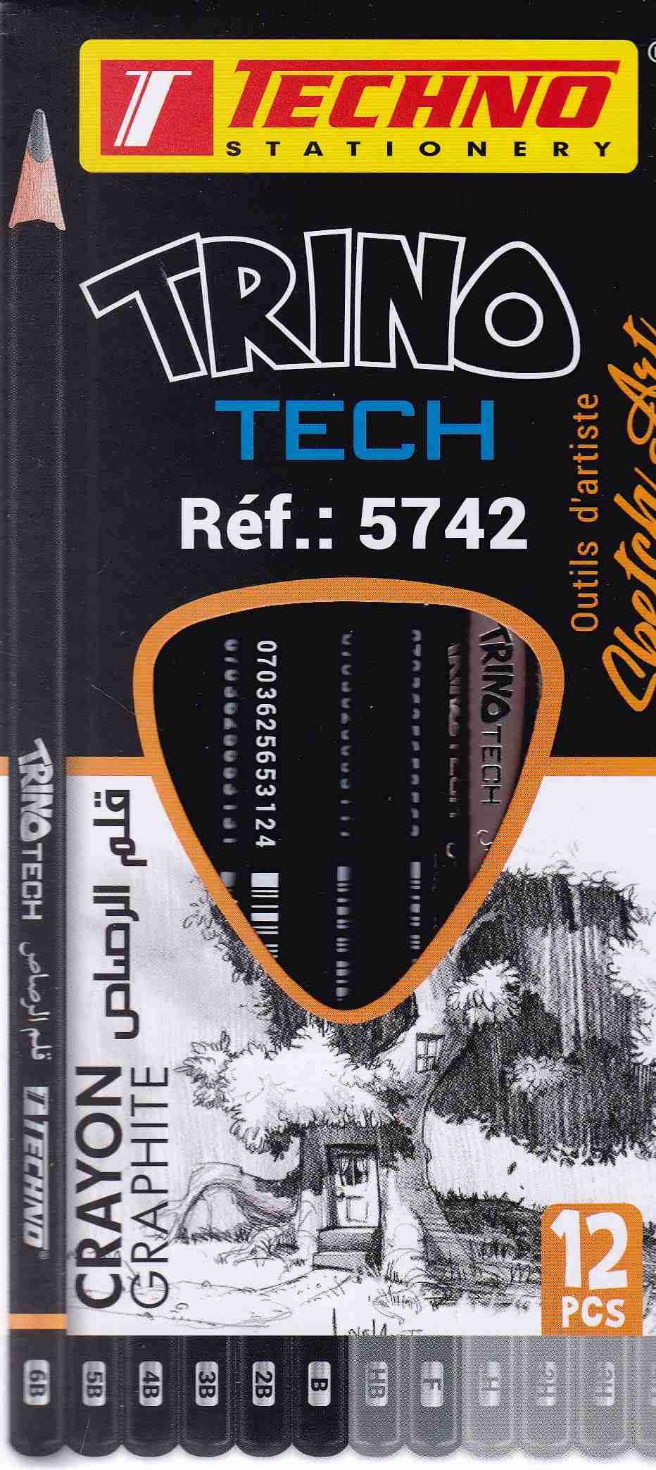 crayon graphite b-8b...h-6h keyroad 2271