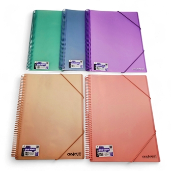 porte fiche 80 pochettes spiral cr608-p