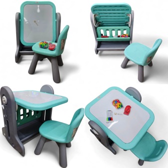 Librairie Bouarroudj - BUREAU ENFANT+ TABLEAU+CHAISE PLASTIQUE