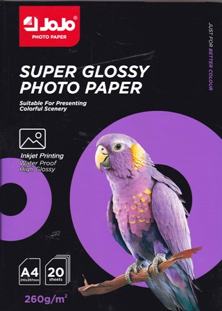 papier photo a4 260grs 20f jojo