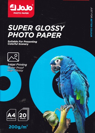 papier photo a4 200grs 20f jojo