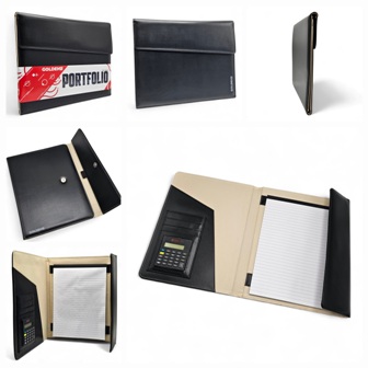 porte folio noir sbm 72224