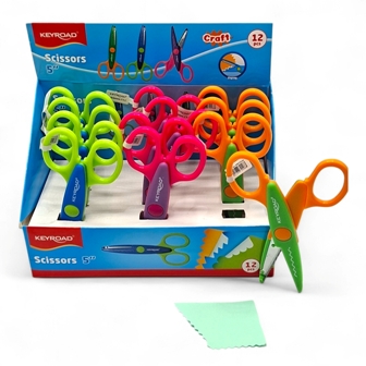 ciseau ecolier zigzag key 972142