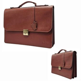 cartable en cuir exine 3315