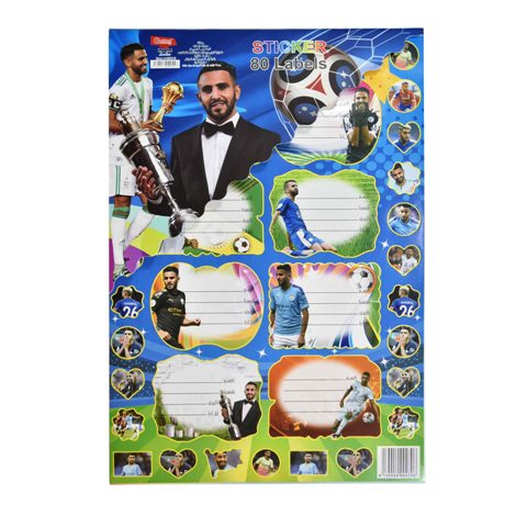 etiquette scolaire 12pcs ep0669.70