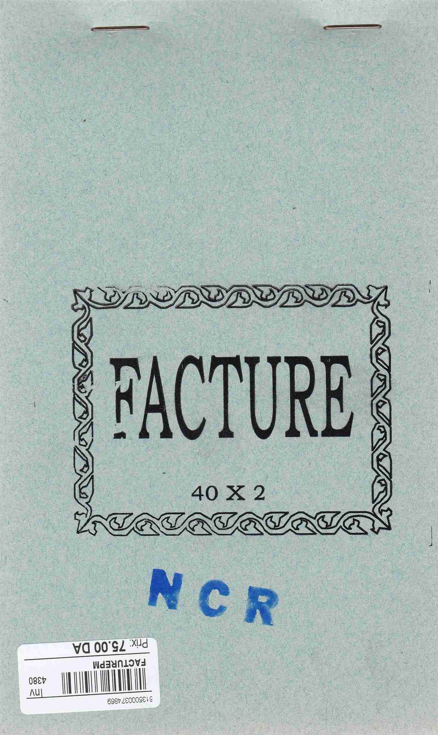 carnet facture pm ncr laf