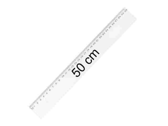 regle 50cm en pvc stilina