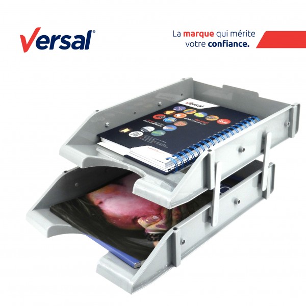bac a courrier 2 etages en pvc vr097