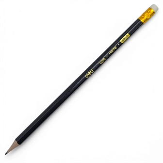crayon noir hb +gomme hexagonal deli 20000