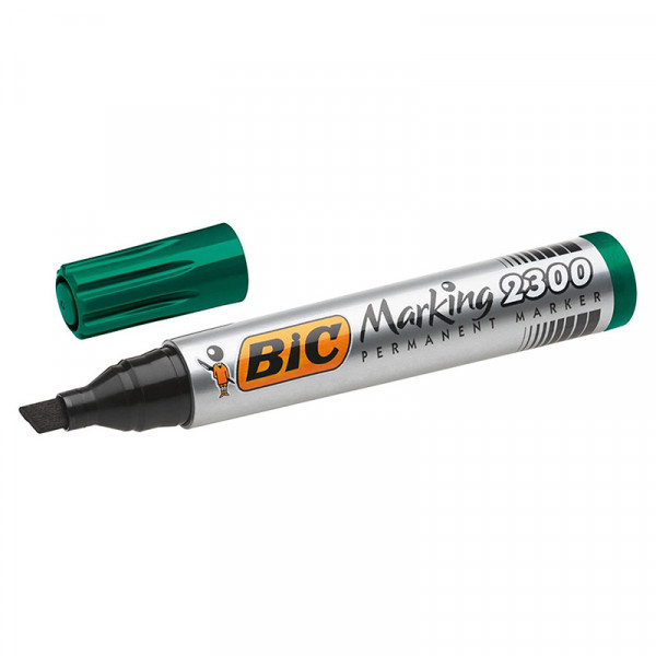 marqueur vert permanent fabs 81244