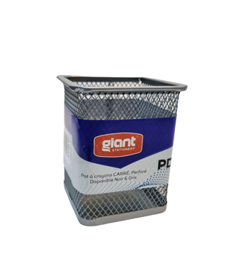 pot a stylo en metal rond noir ra