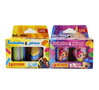 set jeton+buchette tec 9396