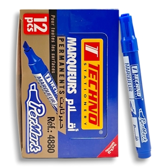 marqueur bleu permanent tec4880