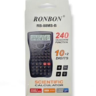 calculatrice scientifique ronbon rb-88ms-b