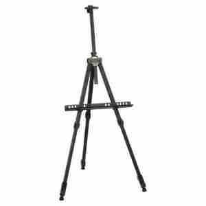 chevalet en metal noir